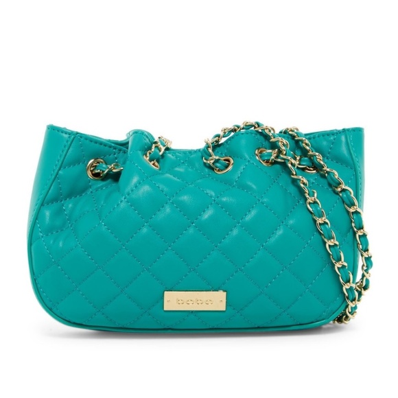 bebe Handbags - bebe- CHELSEA XBODY- TURQUOISE